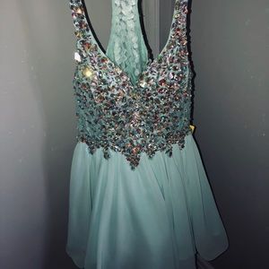Beautiful crystal dress